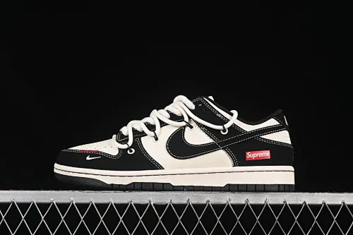 All categories Nk SB Dunk Series Nk SB Dunk Low High-end customized low-top sneakers Nike SB Dunk Low SUP series Strap black and white black hook Anniversary high-end customized low-top casual sneakers YX5066-280